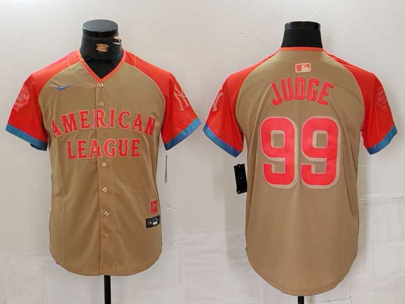 Mens American League #99 Aaron Judge Cream 2024 All-Star Limited Stitched Baseball Jersey->2024 mlb all-star->MLB Jersey